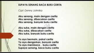 Lagu Anak - Supaya Senang Baca Buku Cerita