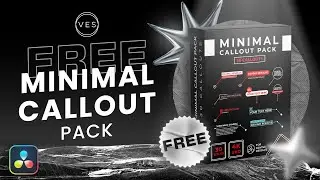 Free Call-Out Pack for Davinci Resolve