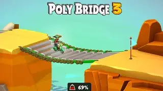 Top 1% in Poly Bridge 3...
