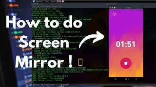 How to Do screen Mirror of Mobile in laptop | linux | 2022 | scrcpy | pledge