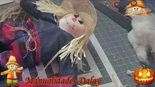 COMO HACER UN ESPANTAPAJARO(HOW TO MAKE A SCARECROW)