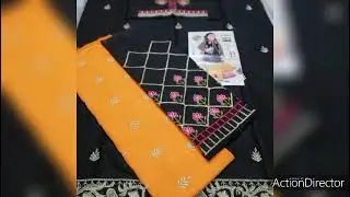 beautiful Maria B collection for child embroidery dress contact me description box