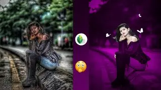 Snapseed background change photo editing | Glowing butterfly photo editing | Snapseed photo editing