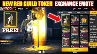 NEW GUILD FLAG EMOTE FREE FIRE| NEXT GUILD TOKEN EXCHANGE REWARD| GUILD WAR FREE EMOTE| GUILD EMOTE