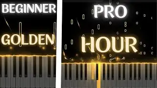 Golden Hour Piano Tutorial | 7 Level JVKE