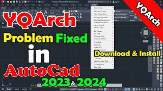 How to install yqarch plugin in Autocad 2024 | yqarch plugin for Autocad | yqarch Autocad | yqarch