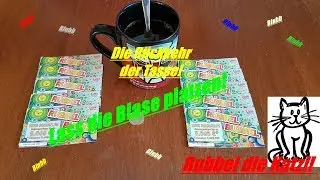 Rubbel die Katz - Lass die Blase platzen mit den Rubbel Bubbel Rubbellosen