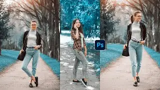Orange and Teal Color Grading Photoshop - Photoshop Tutorial