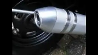 Honda Zoomer with home made polini exhaust