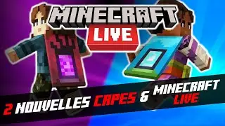 Résumé Minecraft Live Mars 2025 + 2 nouvelles capes