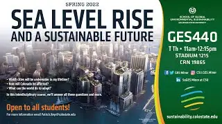 GES 440: Sea Level Rise and a Sustainable Future