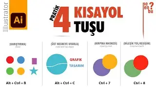 Adobe Illustrator'da Pratik 4 Kısayol Tuşu - Illustrator Dersleri