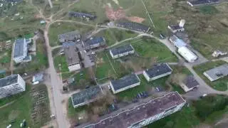 Деревня Лампово со стороны шоссе Сиверский - Дружная Горка, 24 октября 2016.