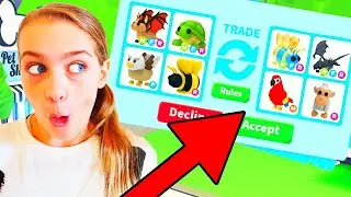 ONLY TRADING LEGENDARY PETS in ADOPT ME Gaming w/ The Norris Nuts