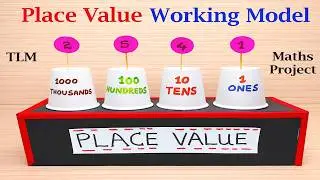 place value working model for science and maths exhibition - diy - simple | DIY pandit