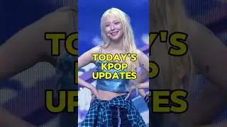 TODAY'S KPOP UPDATES 🫧 #kpop #shorts