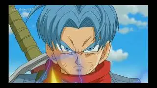 Goku y Trunks de transforman en ssj 2