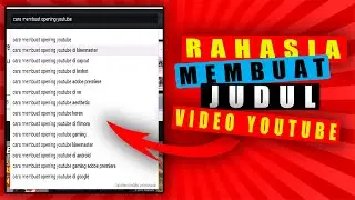 Cara Membuat Judul Youtube Yang Menarik - Banyak Viewer 2021