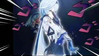 Eula Dance but i put Giorno Giovanna's theme