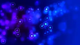 Abstract Bokeh Blue Background - 1 Hour