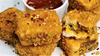 ब्रेड पकोड़ा बनाने की विधि | crunchy Bread Pakoda Recipe | aloo stuffed bread pakora