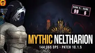 Shadow Priest PoV | Mythic Neltharion - First Kill! | Rank 5 - WoW Patch 10.1.5