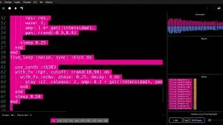 Live Coding - Sonic Pi - Acid techno