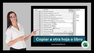 Copiar a una hoja o libro en Excel