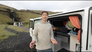 A look inside the van