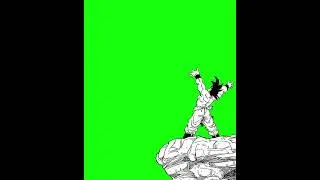Mentahan green screen (dragon ball) songoku anime viral