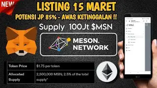 LISTING 15 MARET !! CARA MINING $MSN (MESON NETWORK) MENGGUNAKAN GAGANODE DI HP ATAU LEPTOP