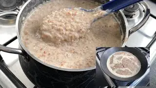 How To Make  Ghanaian Wheat Porridge// Creamiest wheat porridge//Masof's kitchen