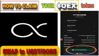 OEX CLAIM || How to Claim Your OEX token || OEX Withdrawal Process • OEX SWAP