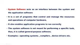 System Software vs Application Software