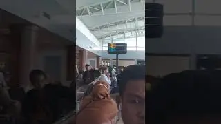 lagi dibandara nunggu keberangkatan #shorts