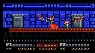 Double Dragon 2 The Revenge Level 7 NES (Co-Op)