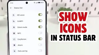 How to Customize Status Bar Icons on OnePlus 13 5G - Simple Guide