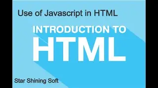 How to use  JavaScriptin HTML