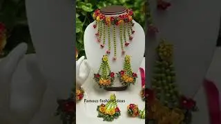#shortsvideo# flowers jewelry for mehndi, wedding flowers jewelry designs#