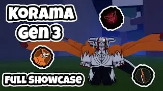 NEW CODES + NEW GEN 3 KORAMA FULL SHOWCASE | Shindo Life