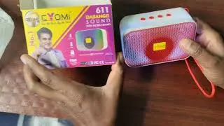 Cyomi 611 Dabang Bluetooth speaker Unboxing