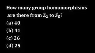 mcq 29 group theory iit jam 2023 mathematics number of group homomorphism from z4 to s3