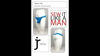 085 SLING SACK STRAPLESS JOCKSTRAP/G-STRING SEWING PATTERN