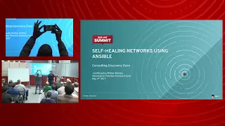 Self-healing networks using ansible