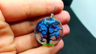How to make Resin Pendant the easy way/Como Fazer Pingente Resinado de um jeito fácil (PT - BR)