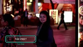 Pub Street, Night Market and Temple Sky Lougne in Siem Reap