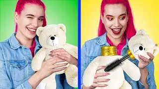 14 Weird Ways To Sneak Makeup Into Class / Back To School Pranks