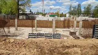 Стройка новой поликлиники в городе Струнино Владимирской области
