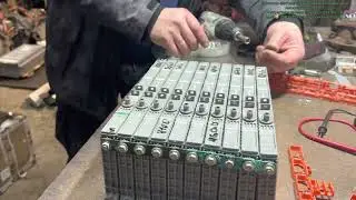 Aligning high-voltage components (elements)🔋 without special equipment! Absolutely anyone can do ...