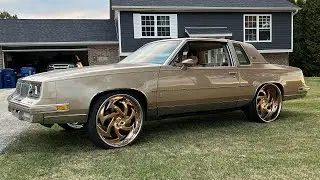 CUTLASS ON 24’S KILL’N IT 💯💯 #betitupkustoms #car #viralvideo
